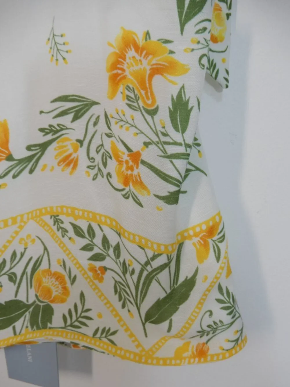ANTONIO MELANI Style by Simkins Lindsey TOP SHORT Set 10 Printed Linen Blend NEW